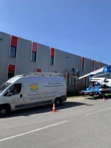 Nettoyage facade 1 - Nettoyage toitures façades et pergolas - Landerneau Brest
