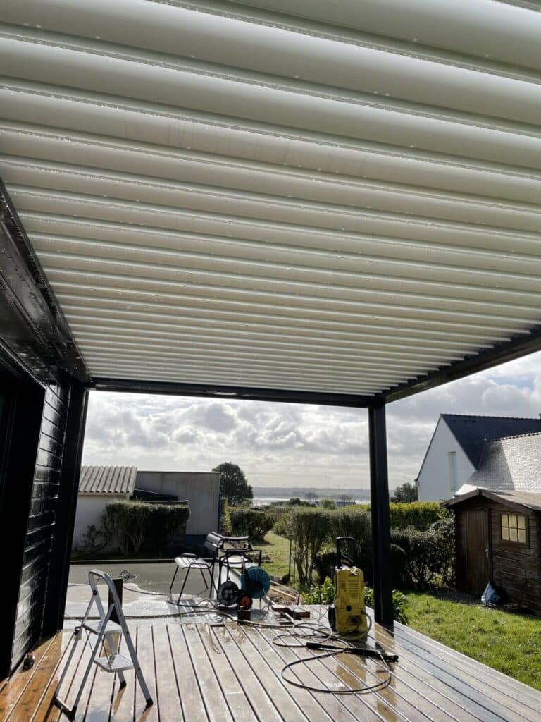 Nettoyage pergola Plonéour-Trez (2)