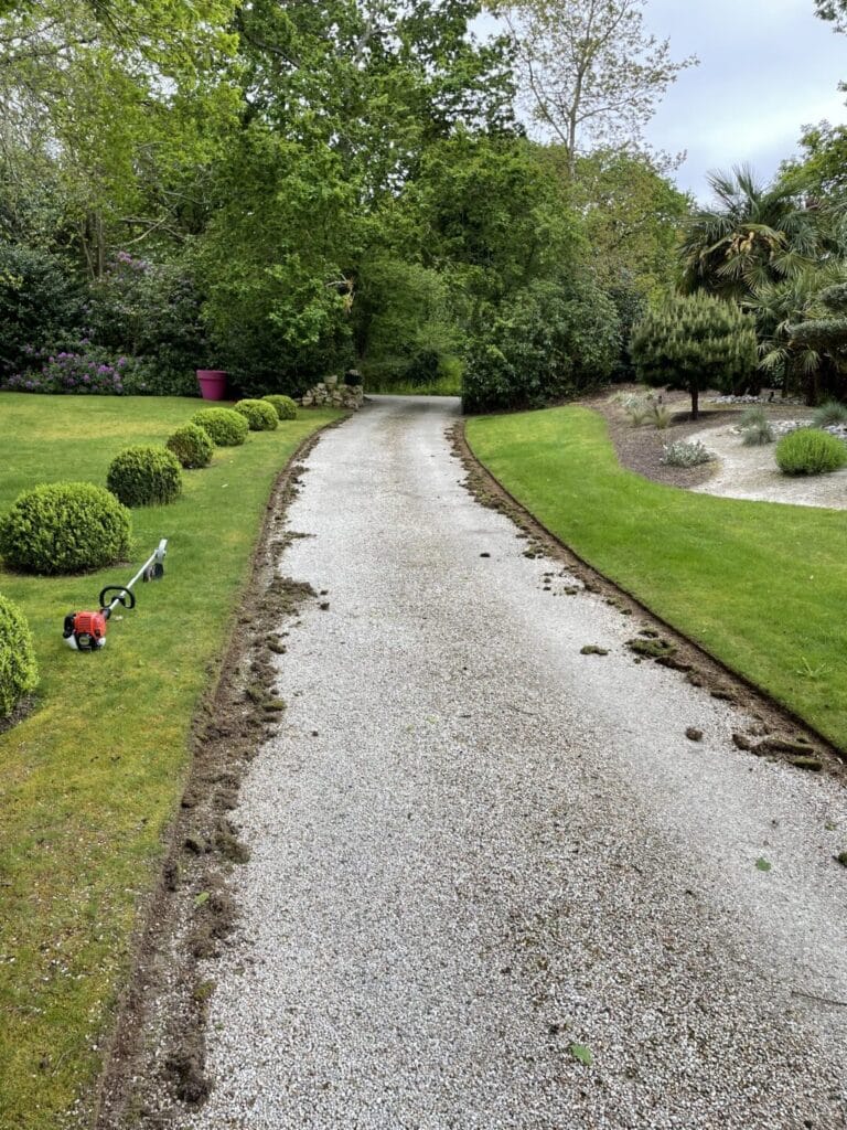 Refection bordure Lesneven - Remise en état de jardin - Landerneau Brest